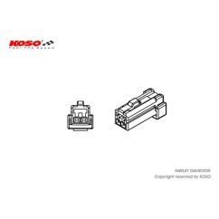 Adaptateur clignotant KOSO Harley Davidson