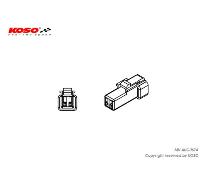 Adaptateur clignotant KOSO MV Agusta