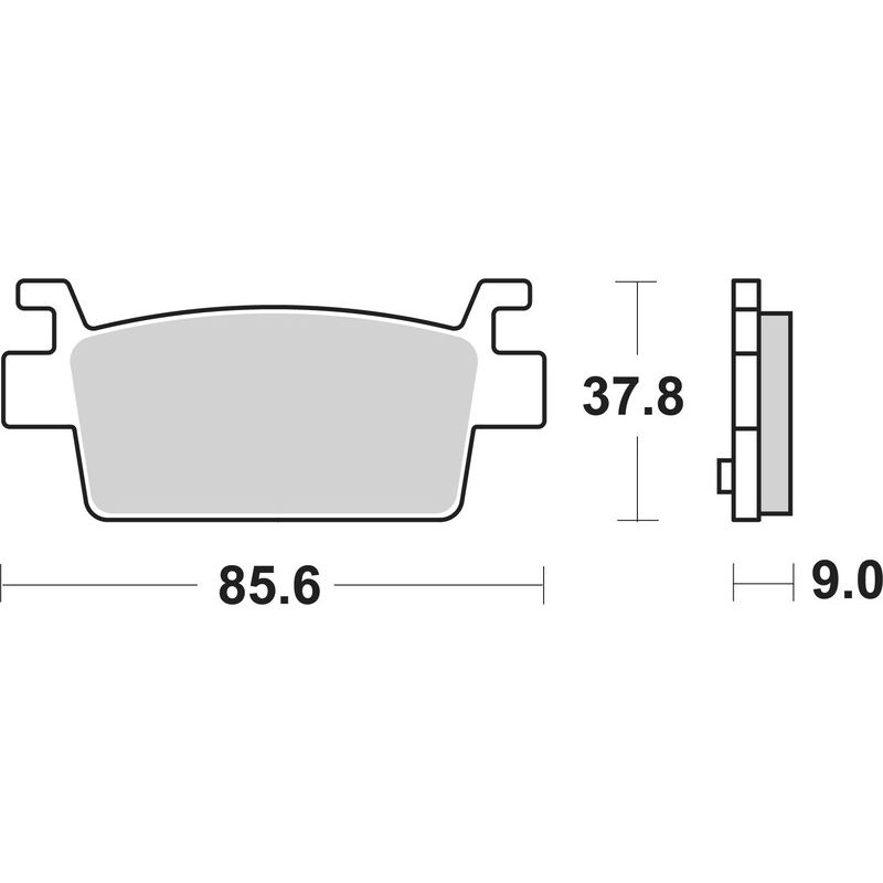 Plaquettes de frein BREMBO carbone céramique - 07121 Plaquettes de frein BREMBO carbone céramique - 07121