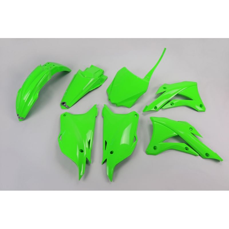 Kit plastiques UFO couleur origine (2021) Kawasaki KX 85 Kit plastiques UFO couleur origine (2021) Kawasaki KX 85
