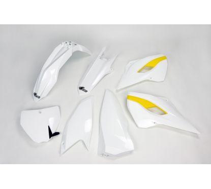 Kit plastique UFO couleur origine (2015) blanc/jaune Husqvarna