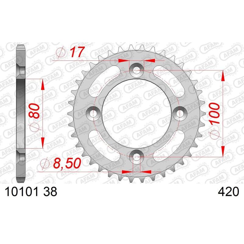 Couronne AFAM alu standard - 420 Couronne AFAM alu standard - 420