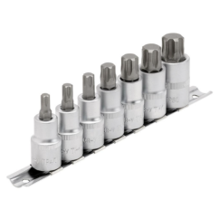 Jeu de douilles Torx DRAPER Expert TX-STAR® Plus 1/2" 55mm - 7 pièces