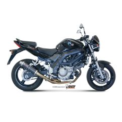 Silencieux + demi-ligne MIVV GP carbone Suzuki SV650 Silencieux + demi-ligne MIVV GP carbone Suzuki SV650