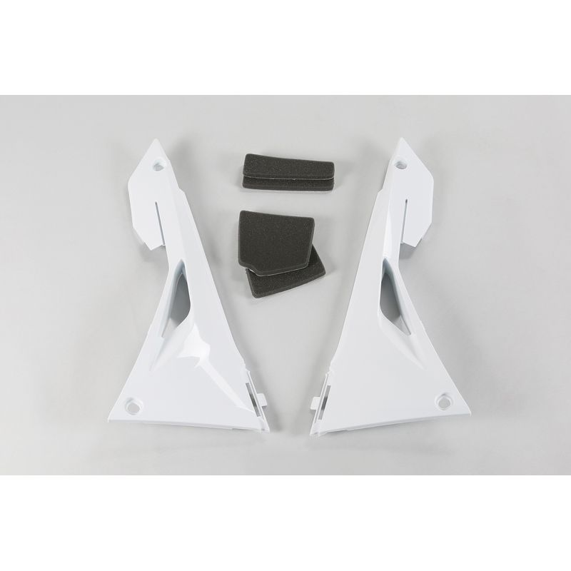 Caches boîte à air UFO blanc Honda CRF250R/450R/RX