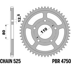 Couronne PBR acier standard - 525