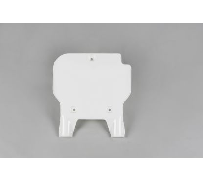 FRT PLATE KX80 91-97 WHT