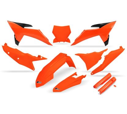 Kit plastiques complet avec protections de fourche UFO