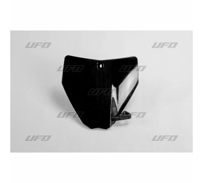 Plaque numéro frontale UFO noir Husqvarna