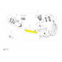 LINK PIPE SS HAYABUSA 18602439