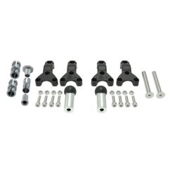 Kit fixation RACETECH pour protège-mains HP3 Ø22/28,6mm 1129571