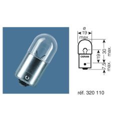 Ampoule OSRAM Original Line RY10W 12V 10W - x10 3062598