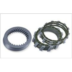 Kit disques garnis + lisses d'embrayage BARNETT 1009080