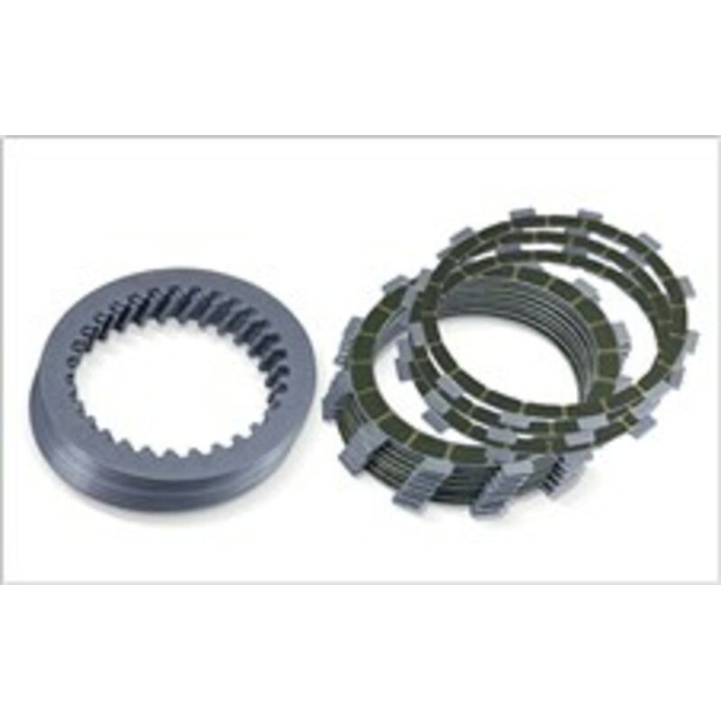 Kit disques garnis + lisses d'embrayage BARNETT 1009080