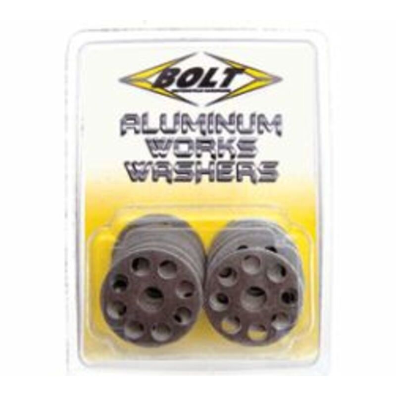 Rondelle perçée aluminium Bolt par 10 1061546 Rondelle perçée aluminium Bolt par 10 1061546