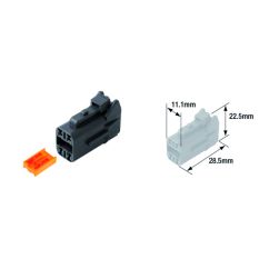 Connectique électrique mâle étanche TOURMAX type 060 (FRM) 1078190