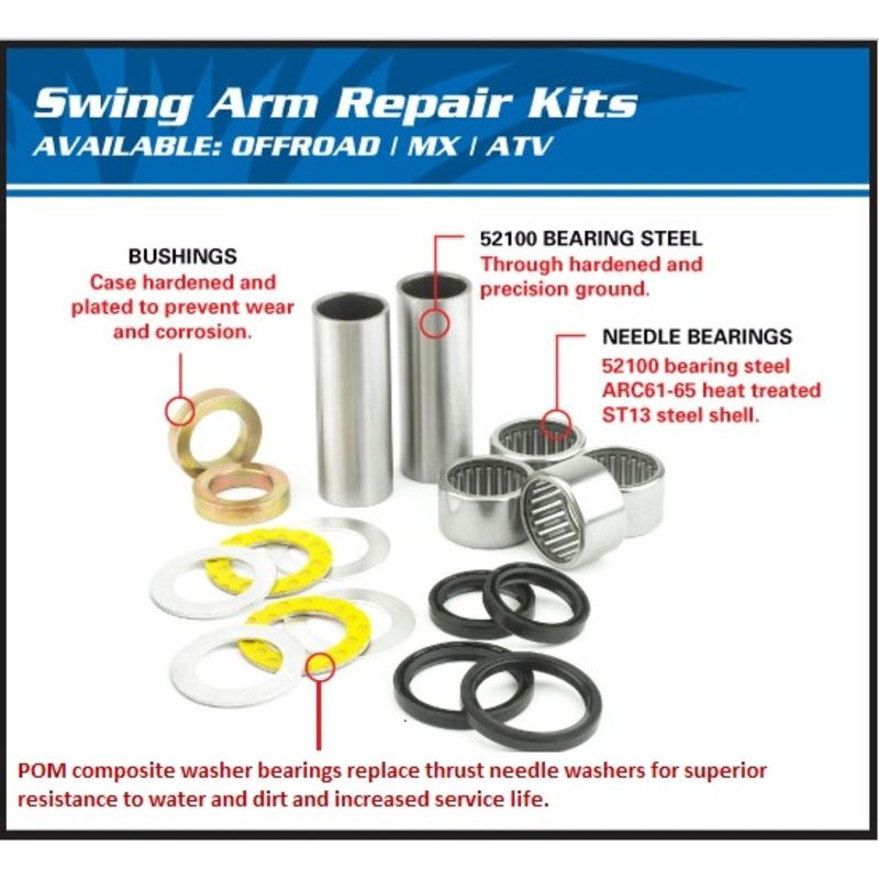 Kit réparation de bras oscillant ALL BALLS KTM 1039688