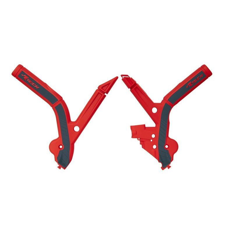 Protections de cadre RACETECH - noir/rouge
