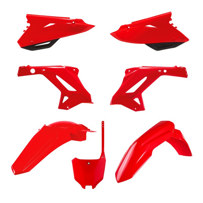 Kit plastique POLISPORT MX Restyling rouge - Honda CR125 / 250 Kit plastique POLISPORT MX Restyling rouge - Honda CR125 / 250