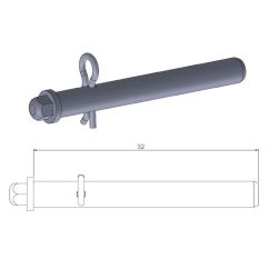 BRAKE PAD PIN 17020379