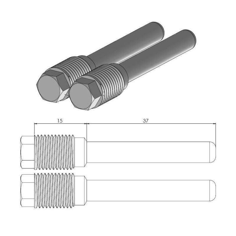 BRAKE PAD PIN 17020399