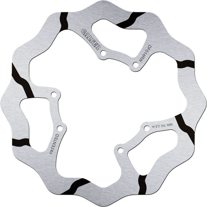 BRAKE DISC FIXED WAVE GROOVED 17111710