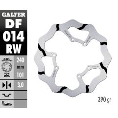 BRAKE DISC FIXED WAVE GROOVED 17111710