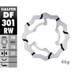 BRAKE DISC FIXED WAVE GROOVED 17111729