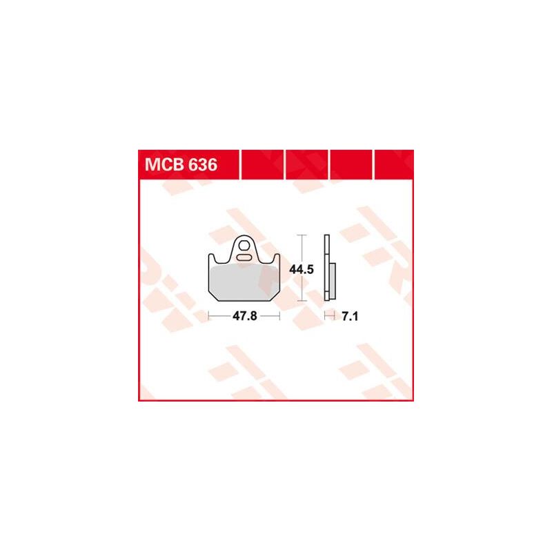 BRAKE PAD ORGANIC STREET 17200323
