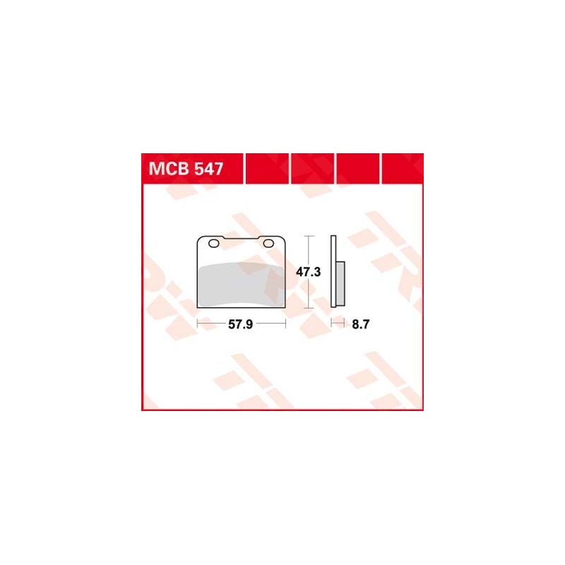 BRAKE PAD ORGANIC STREET 17200464