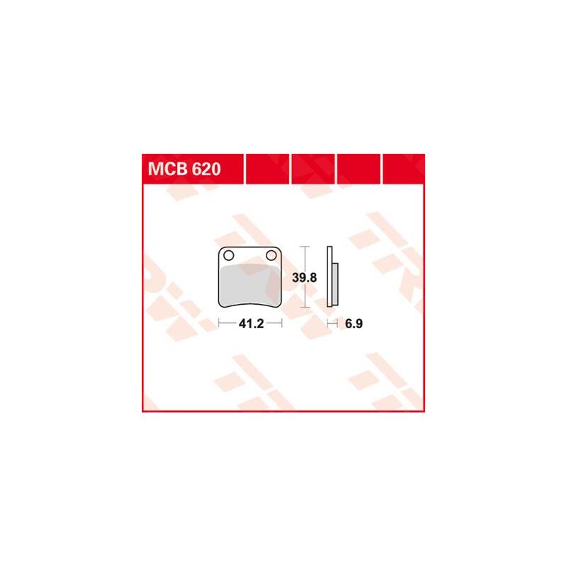 BRAKE PAD ORGANIC STREET 17200550