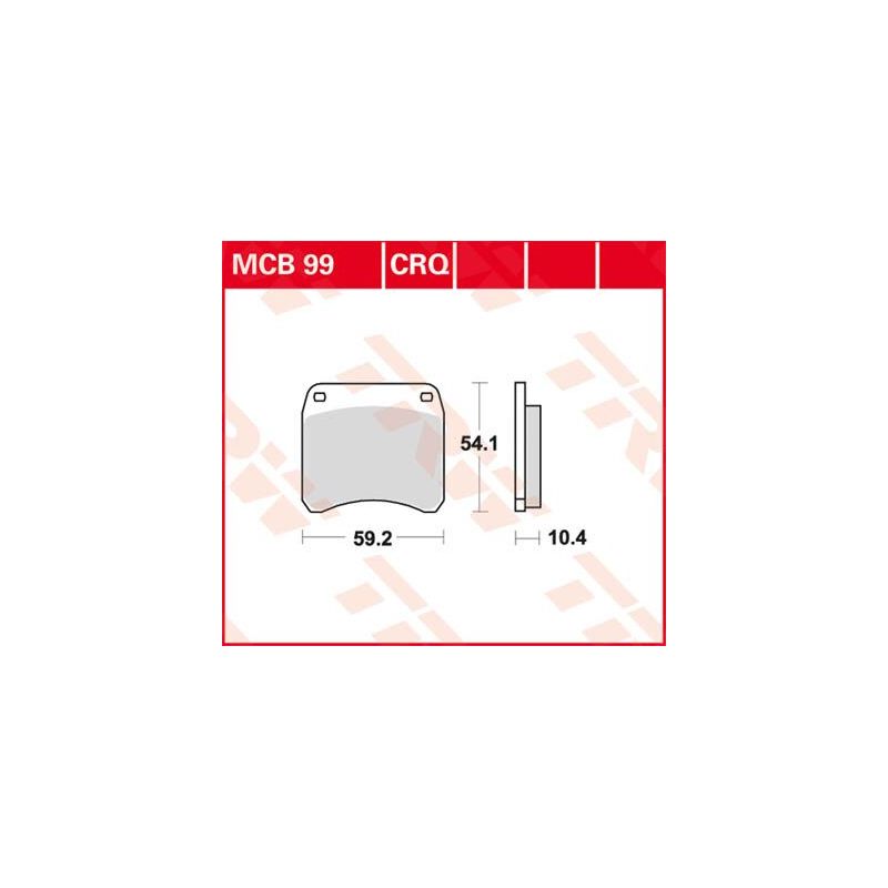 BRAKE PAD ORGANIC STREET 17200556
