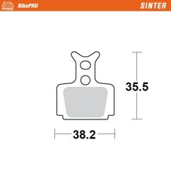 BRAKE PAD SINTER 17200804