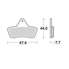 BRAKE PAD RACING 17211722