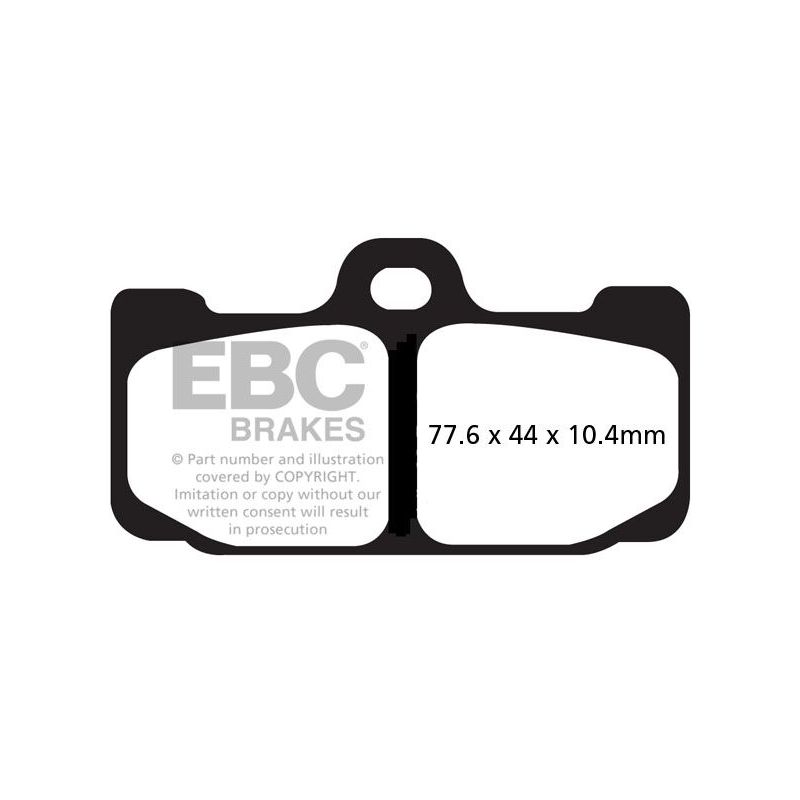 BRAKE PAD GPFA SINTER RACE 17212549