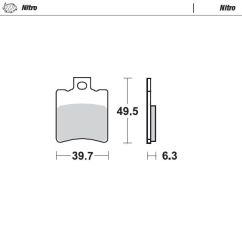 BRAKE PAD NITRO 17212807
