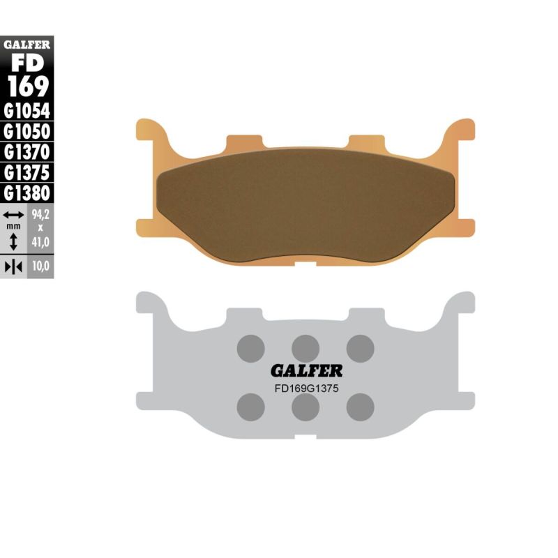 BRAKE PAD SINTERED SPORT 17213058