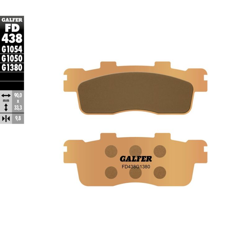 BRAKE PAD SINTERED SCOOTER 17213035
