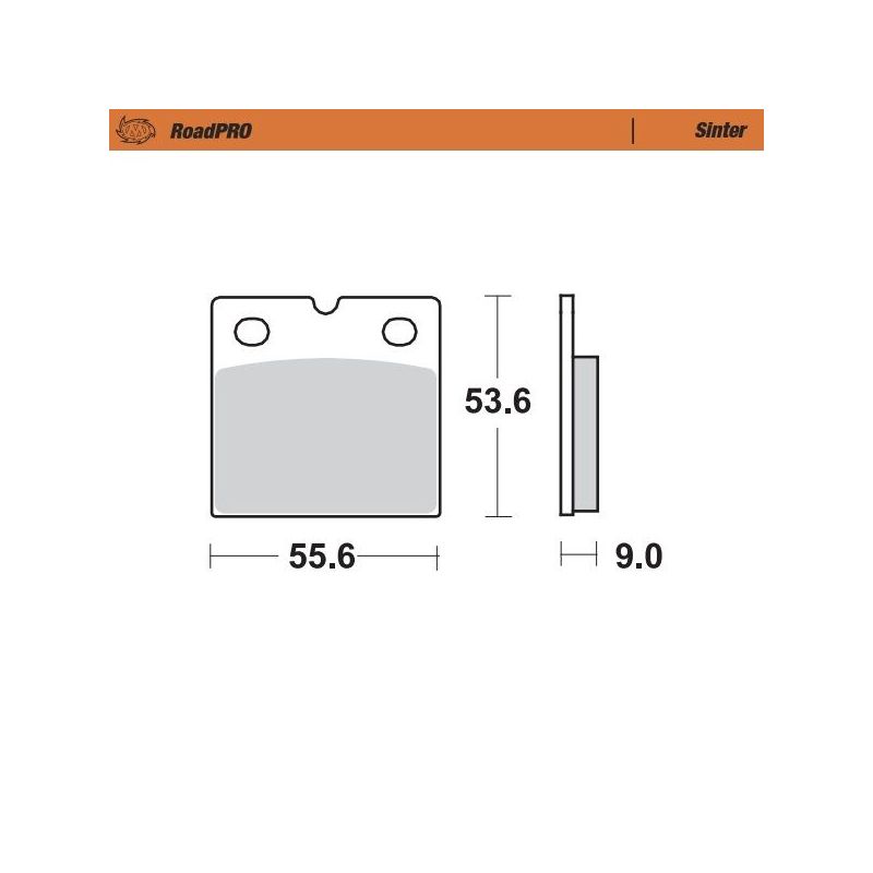 BRAKE PAD SINTER REAR 17212643