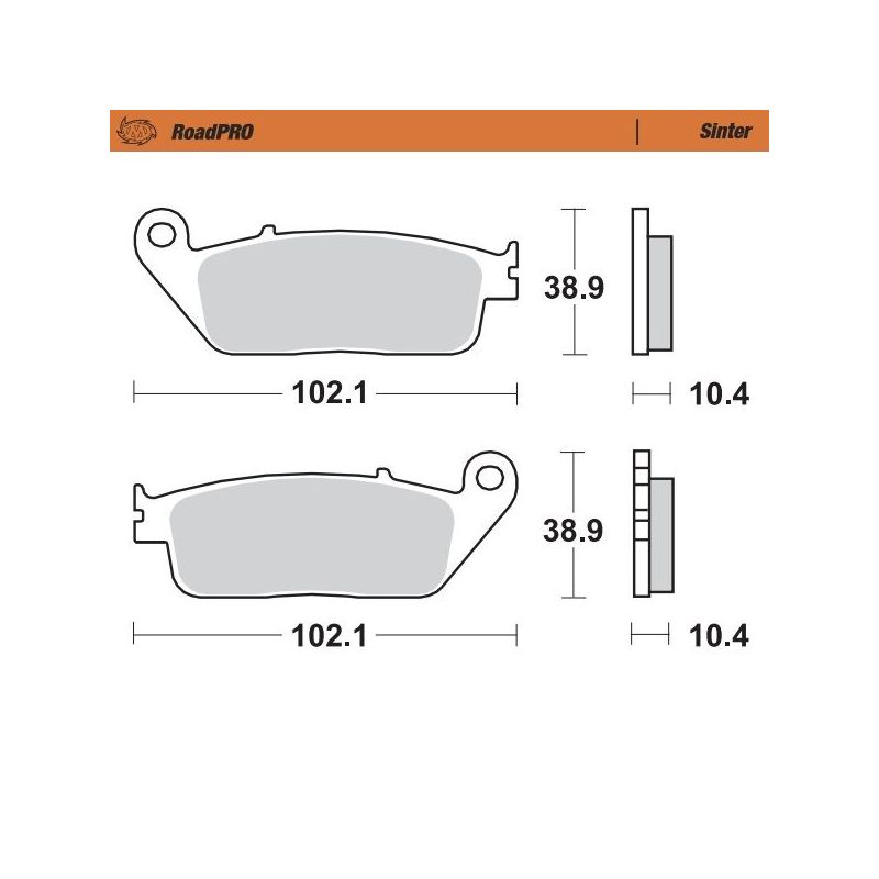 BRAKE PAD SINTER REAR 17212660