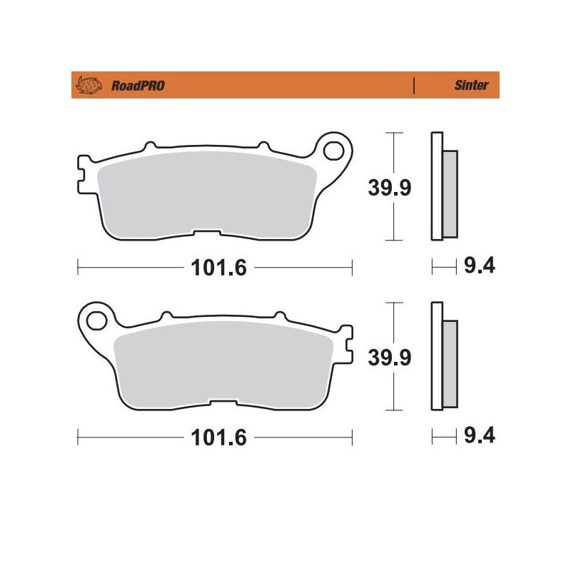 BRAKE PAD SINTER REAR 17212721