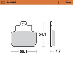 BRAKE PAD SCOOTER 17212700