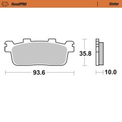 BRAKE PAD SCOOTER 17212906
