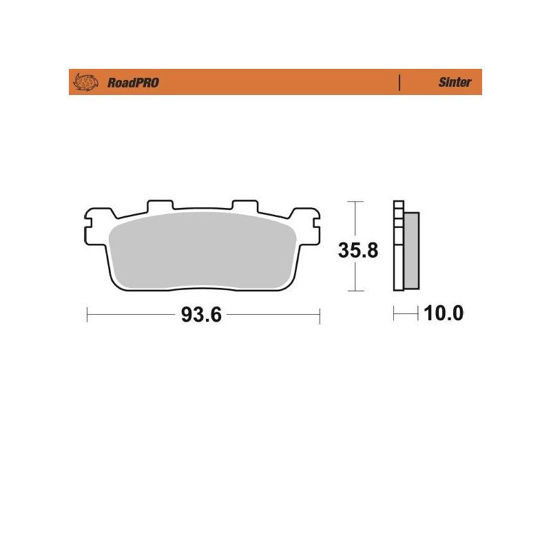 BRAKE PAD SCOOTER 17212906
