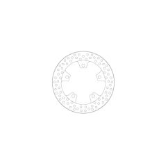 BRAKE DISC HALO REAR 17102490
