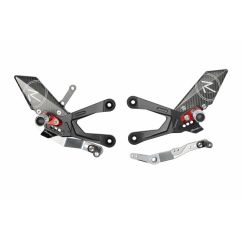 Commandes reculées réglables LIGHTECH Racing - sélection standard/inversée 1091390