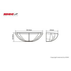 Feu arrière LED KOSO 1140155
