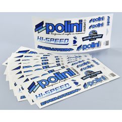 Autocollants POLINI Blue Line