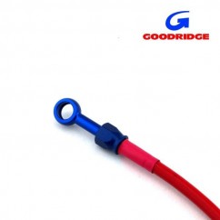 Durite Aviation 30cm ROUGE - Raccords BLEU