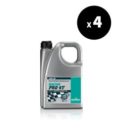 Huile moteur MOTOREX Racing Pro 4T - 15W50 - 4L (x4)